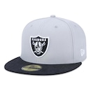 Boné Aba Reta New Era Las Vegas Raiders 5950 Core - Fechado - Adulto - Foto 1