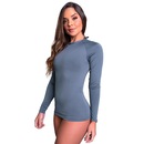 Camisa Térmica MVB Modas Manga Longa Proteção Uv 50+ - Feminina - Foto 2