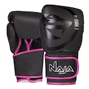 Kit Muay Thai Naja: Luvas Black Line + Bandagem + Bucal - Adulto - Foto 2