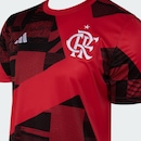 Camisa Pré-Jogo CR Flamengo adidas - Masculina - Foto 5