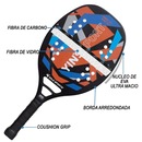 Raquete Beach Tennis Gold Sports Yins Convoy carbon Pro Advance - Foto 2