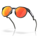 Óculos de Sol Unissex Oakley HSTN Matte Carbon Prizm Ruby 0252 - Foto 2