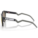 Óculos de Sol Unissex Oakley HSTN Matte Carbon Prizm Ruby 0252 - Foto 6