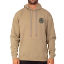 Blusão de Moletom com Capuz Rip Curl Canguru Round Logo Washed - Masculino - Foto 1