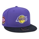 Boné Aba Reta New Era Los Angeles Lakers 5950 Core - Strapback - Adulto - Foto 4