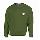 Blusão Masculino Champion Gola Careca Logo C Ink - Foto 1