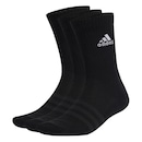 Kit de Meias Cano Alto adidas Cushioned Crew - 3 Pares - Adulto - Foto 1