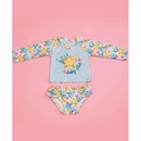 Biquini Cia do Broto Italia Camiseta Uv Estrela - Infantil - Foto 1