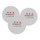 Bola de Ping Pong Gold Sports Brasport 3 Estrelas - 3 unidades - Foto 1