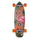Skate Cruiser Wood Light New Surf Surfer Flower Green - Foto 1