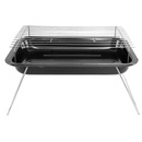 Kit Mor: Churrasqueira Portátil Praiana + Tábua Faca Garfo Chaira - Foto 3