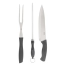 Kit Mor: Churrasqueira Portátil Praiana + Tábua Faca Garfo Chaira - Foto 5