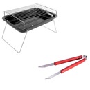 Kit Mor: Churrasqueira Portátil Praiana + Pegador para Churrasco - Foto 1