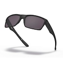 Óculos de Sol Unissex Oakley Two Face Steel / Prizm Grey - Foto 4