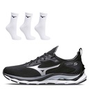 Kit Mizuno: Tênis Wave Mirai 5 + 3 Pares de Meia Cano Médio - Masculino - Foto 1