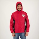 Jaqueta do São Paulo Corta Vento com Capuz Futfanatics Reflective - Feminina - Foto 5