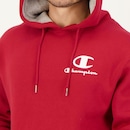Blusão de Moletom com Capuz Champion Mini Logo - Masculino - Foto 4