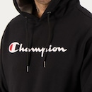 Blusão de Moletom com Capuz Champion Contour Logo - Masculina - Foto 4
