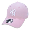 Boné Aba Curva New Era 920 New York Yankees ST Pastels Rosa - Strapback - Adulto - Foto 1