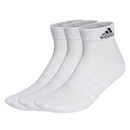 Kit Meias adidas Sportswear Ankle - 3 pares - Unissex - Foto 1