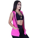 Colete Feminino Fitness Dry Bolso E Capuz Com Zíper Orbis - Foto 8