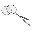 Kit de Badminton Starflex Sports 2x Raquetes + 2x Petecas - Foto 2