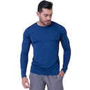 Camisa Térmica Segunda Pele Performance Moda Manga Longa Proteção UV 50+ - Masculina - Foto 3