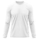 Camiseta Manga Longa Adriben Dry Fit Proteção Solar UV 50/ Treino Academia - Masculina - Foto 1