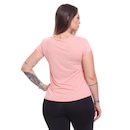 Camiseta Dellas Fit Dry Fit Manga Curta Baby Look Tshirt Básica Lisa Academia Treino Esporte - Feminina - Foto 2