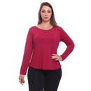 Camiseta Dellas Fit Manga Longa Dry Fit Básica Lisa Blusa Academia Treino Esporte - Feminina - Foto 1