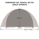 Touca de Natação Gold Sports 3D - Adulto - Foto 4