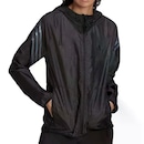 Jaqueta adidas Corta Vento Run Icon 3 Stripes Feminina Capuz - Foto 1