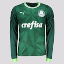 Camisa do Palmeiras Manga Longa I 2023 23 R. Veiga Puma - Masculina - Foto 1