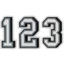 Kit Jibbitz Crocs Um, Dois, Três - 3 unidades - Foto 1