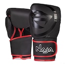Kit de Boxe Naja: Bandagem + Protetor Bucal + Luvas de Boxe Black - 16 OZ - Adulto - Foto 3