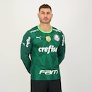 Camisa do Palmeiras Puma I 2023 Manga Longa Campeão Brasileiro 2022 - Masculino - Foto 2