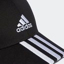 Boné Aba Curva adidas Baseball Sarja Algodão 3-Stripes - Strapback - Adulto - Foto 4