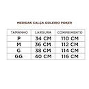 Calça De Goleiro Profissional Poker 6 Futebol Campo Futsal - Foto 5