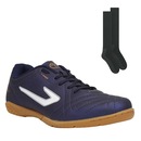 Kit Chuteira Futsal Topper Boleiro V + Meião - Adulto - Foto 1