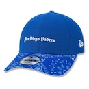 Boné New Era 940 Snapback San Diego Padres Street Latin Aba Curva - Foto 1