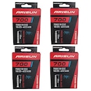 Kit de Câmara de Ar Arisun 700 x 18/25 48 mm - 4 unidades - Foto 1