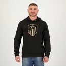 Blusão de Moletom Atlético Madrid com Capuz Futfanatics Escudo - Masculino - Foto 1