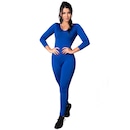 Macacão Fitness MVB Modas Longo 3/4 Costa Fechada Fitness Suplex - Feminino - Foto 1