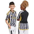 Camisa Juventus I 2023/24 adidas - Infantil - Foto 2