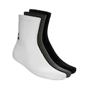 Kit de Meias Under Armour Cano Alto Core Cotton Crew Adulto - 3 Pares - 40 a 45 - Foto 2
