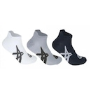 Kit Meias Asics Road Short - 3 pares - Unissex - Foto 1