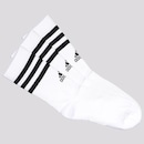 Kit Meia Cano Alto adidas 3S - 3 Pares - - Foto 3