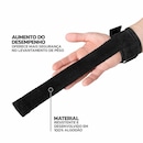 Strap de Musculação com Munhequeira Muvin Fecho de Contato Resistente para Levantamento de Peso - Foto 2