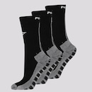 Kit Meias Penalty Grip Antiderrapante - 3 Pares - Adulto - Foto 1