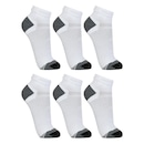 Kit Meias Cano Curto Lupo Slim Running Com 6 Pares - Adulto - Foto 1